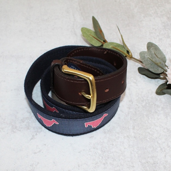 Vineyard Vines Accessories - SOLD Vineyard Vines Canvas Leather Belt Size 30